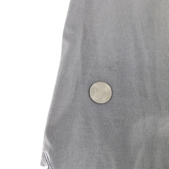 Montage Mens Gray Grey Stripe Button Down Short Sleeve Shirt GUC - Size XL -GUC - Picture 6 of 13